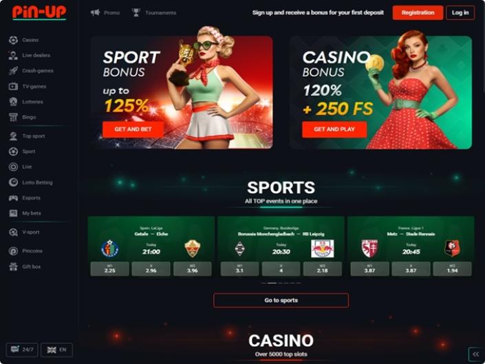 casino pin up online game bolivia
